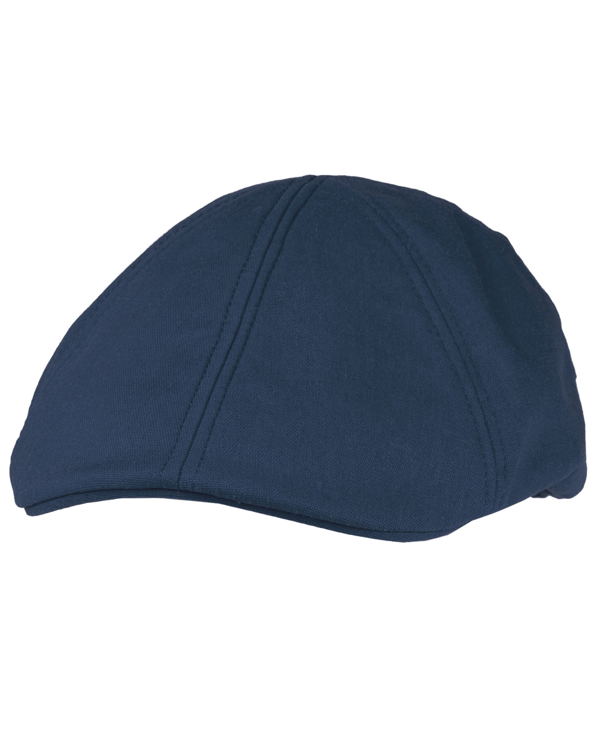 Salon Macon 56 gen linen flat cap - Sininen