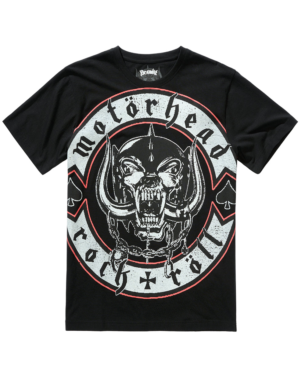 Brandit Motörhead Rock Röll t-paita - Musta