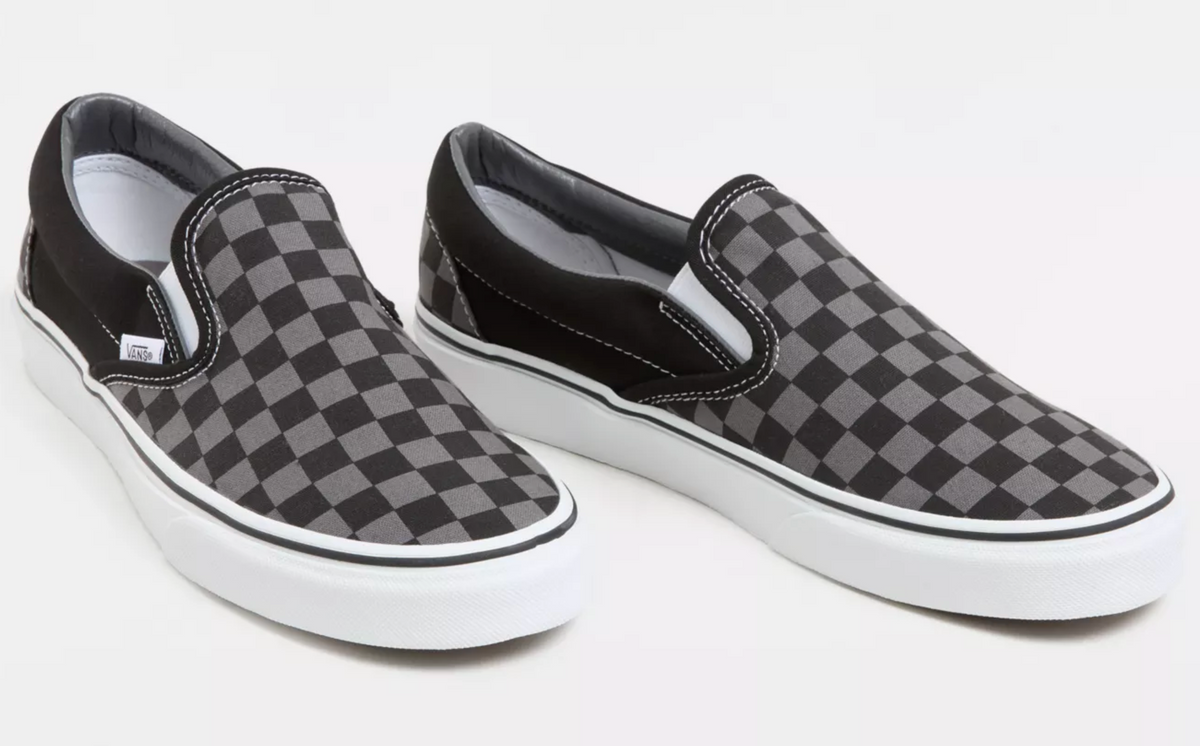 Vans Classic slip on tennarit - Musta/Harmaa