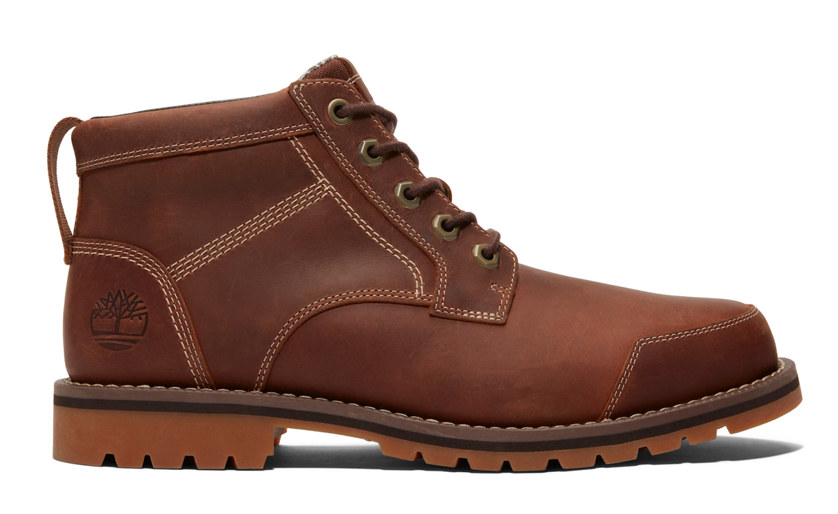 Timberland Larchmont Mid Lace nahkanilkkurit - Ruskea