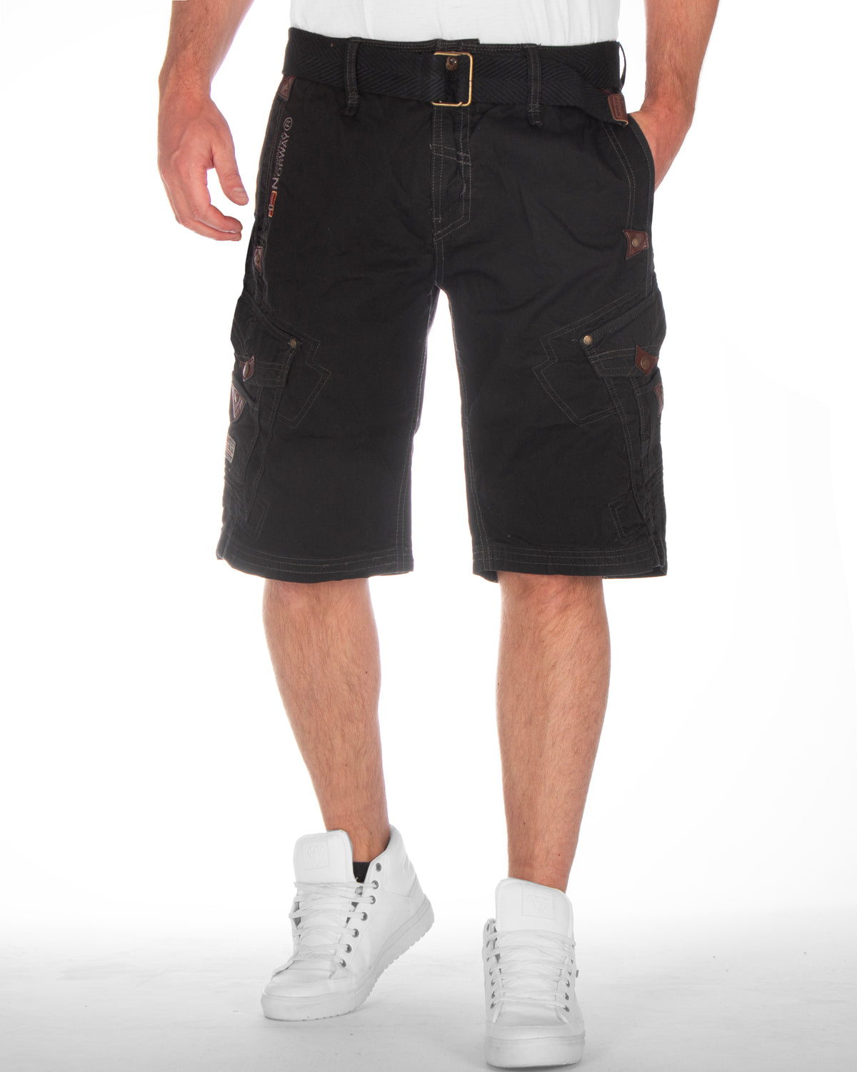 Geographical Norway Peanut reisitaskushortsit - Musta