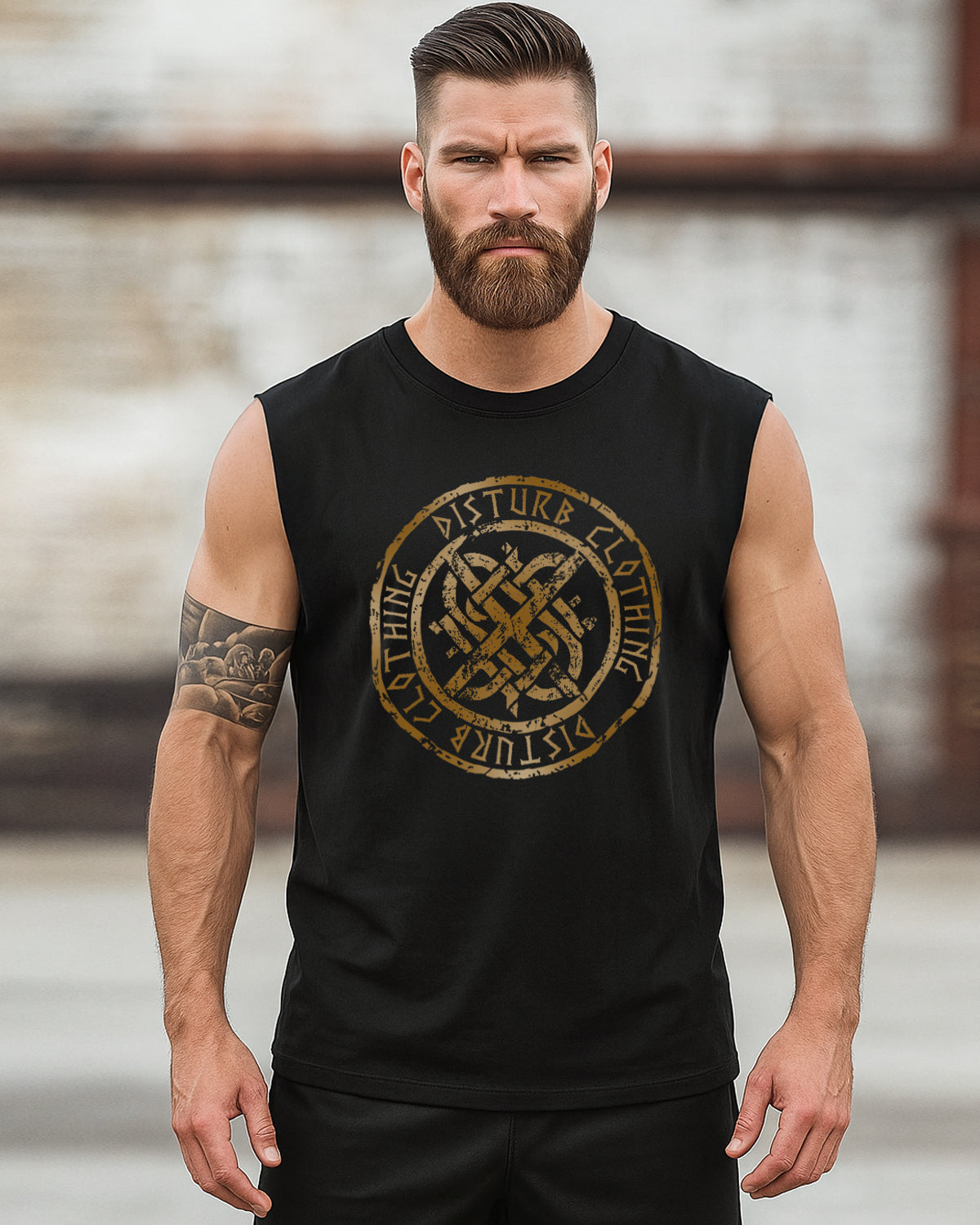Disturb Clothing Disturb Viking hihaton - Musta