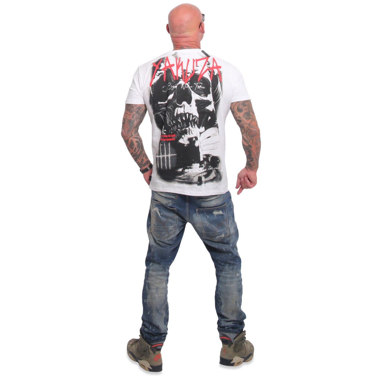 Yakuza Ink Disguised t-paita - Valkoinen