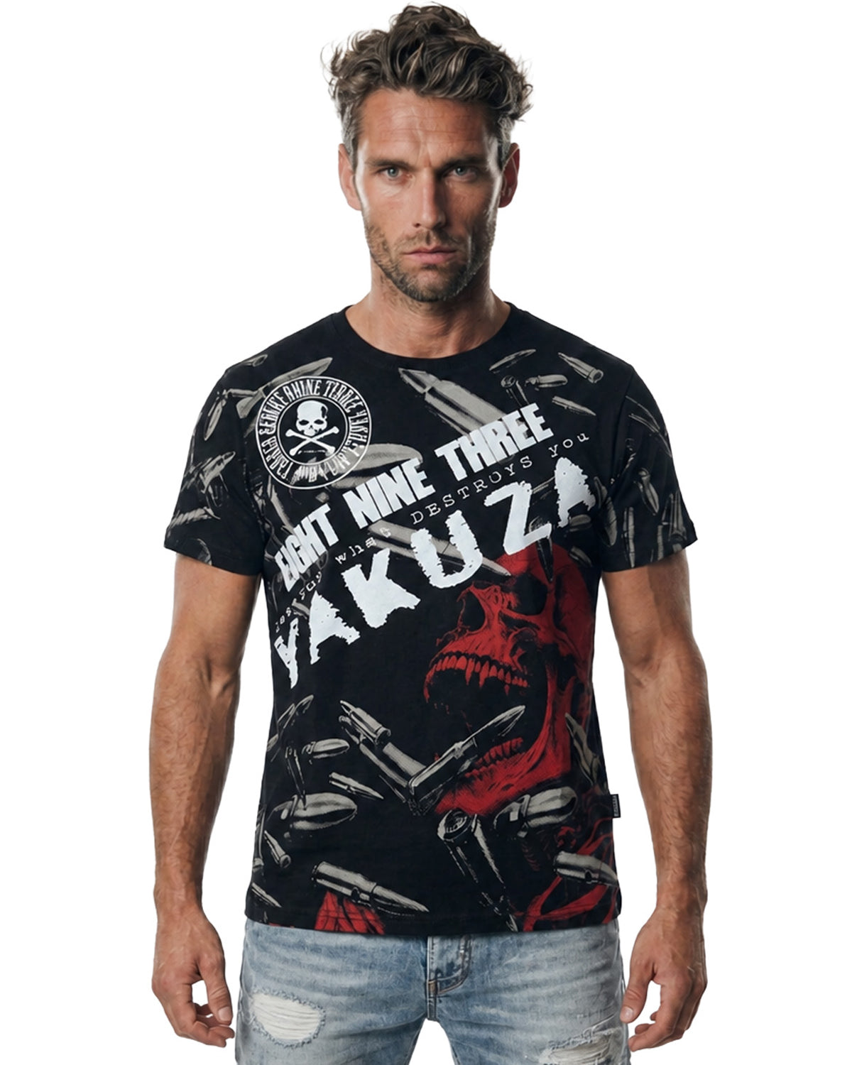 Yakuza Ink Danger VO2 t-paita - Musta 4XL