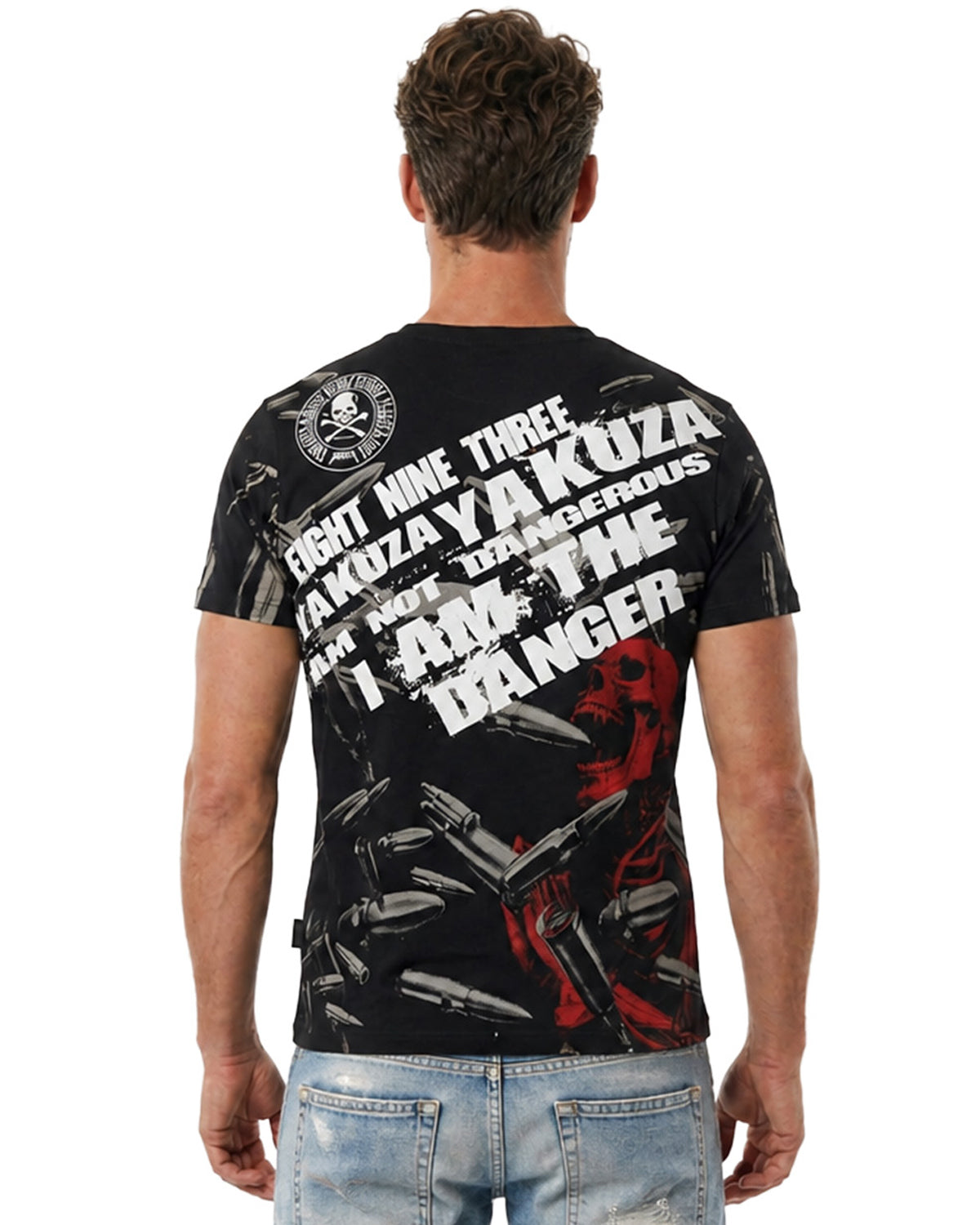 Yakuza Ink Danger VO2 t-paita - Musta