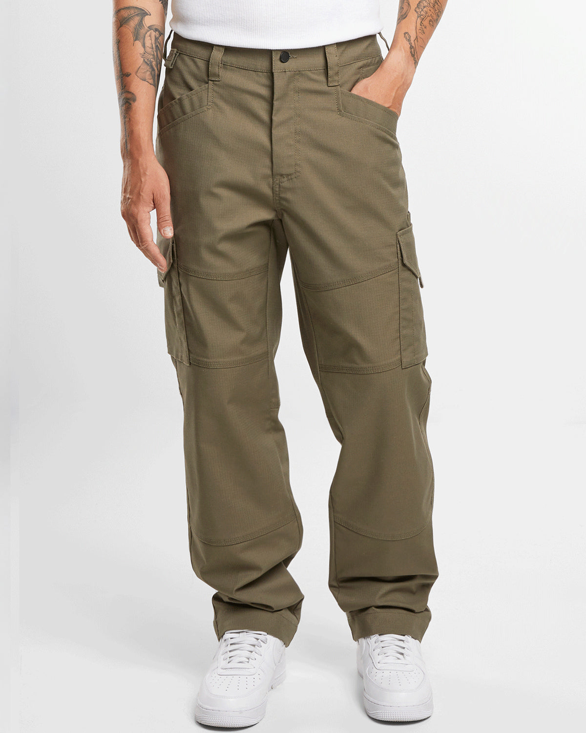 Brandit Tactical Ripstop reisitaskuhousut - Vihreä