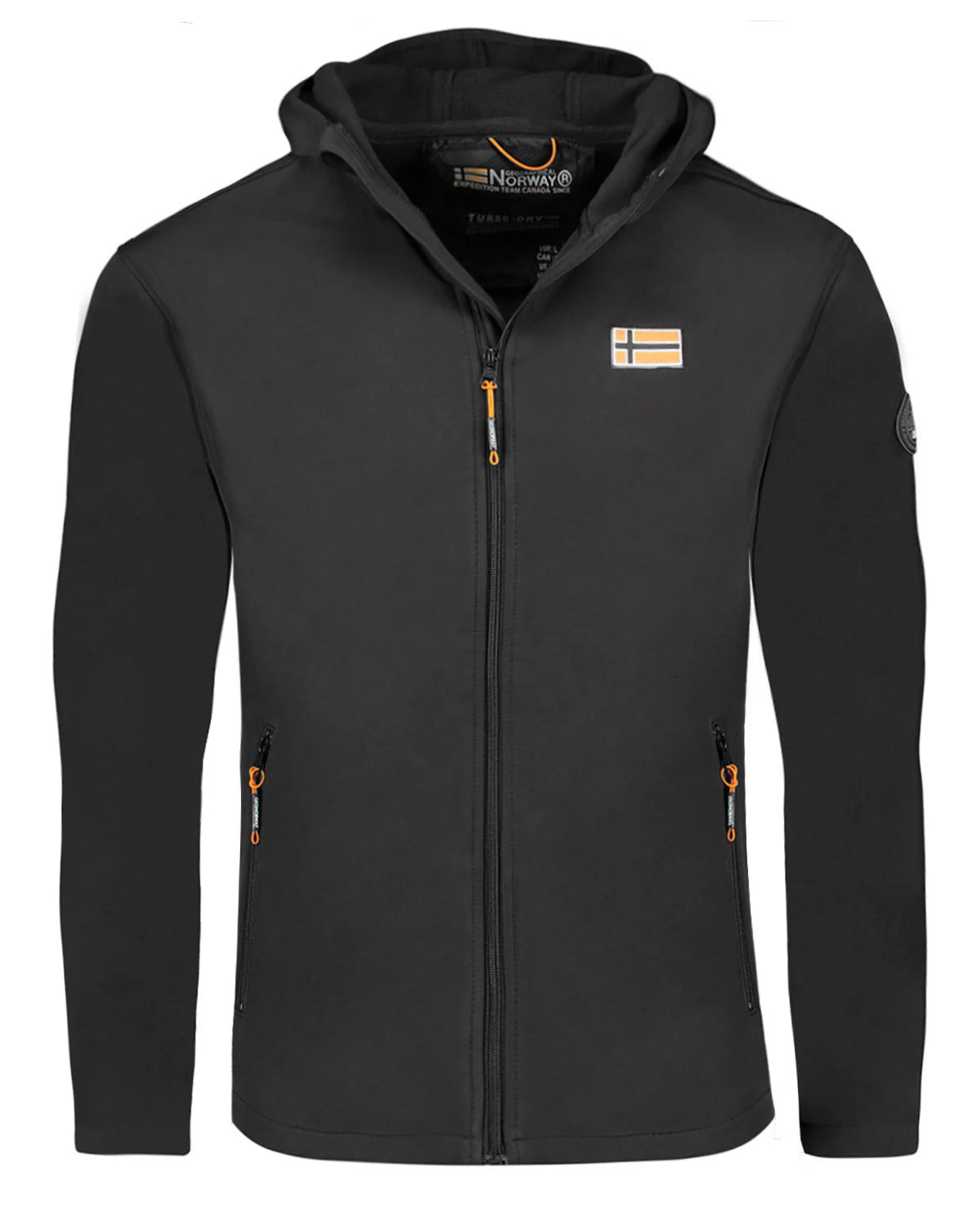Geographical Norway Tesk softshell-takki - Musta
