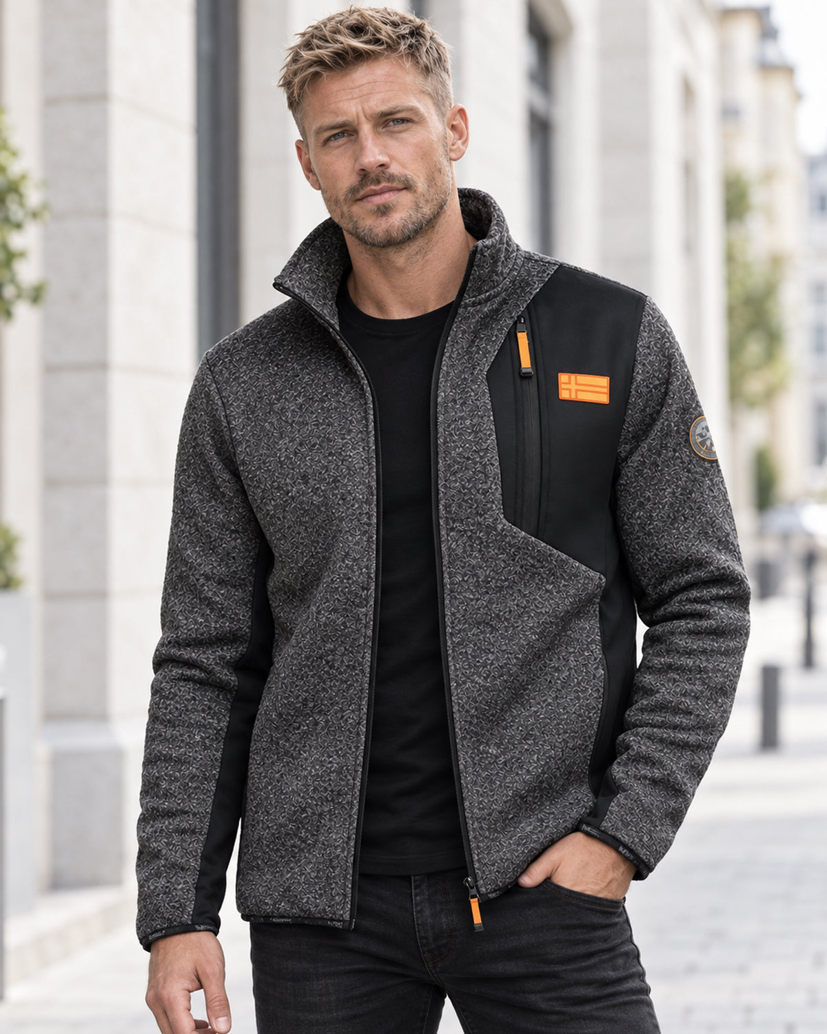Geographical Norway Toche fleecetakki - Musta