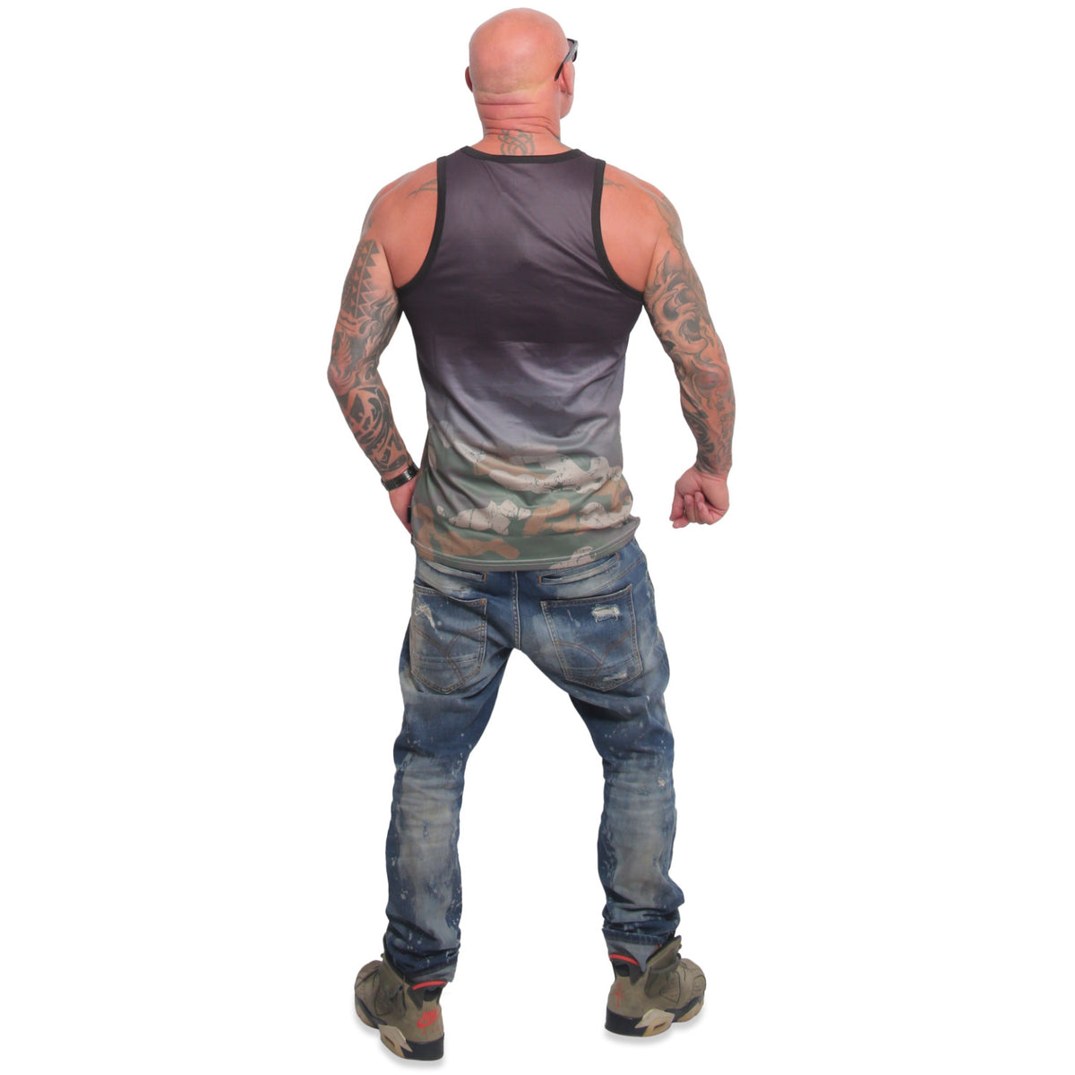 Yakuza Ink Silent Mesh hihaton - Musta