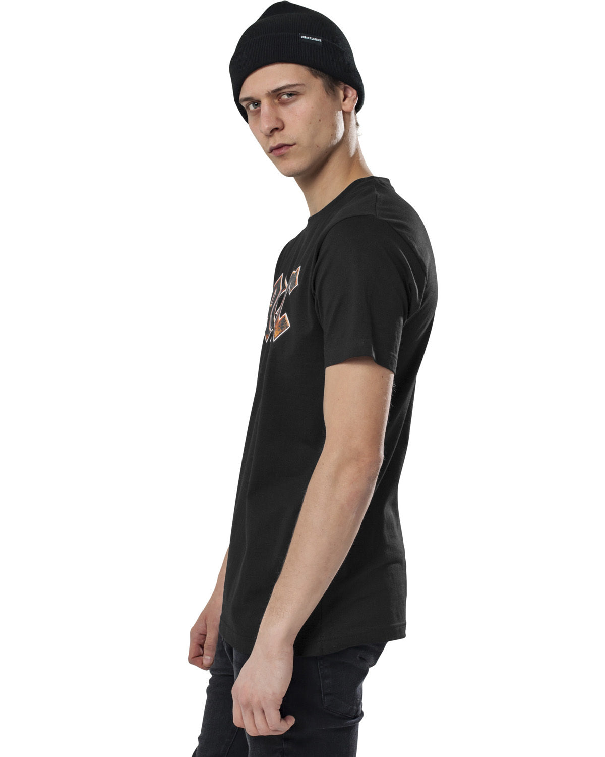 Urban Classics AC/DC Voltage t-paita - Musta