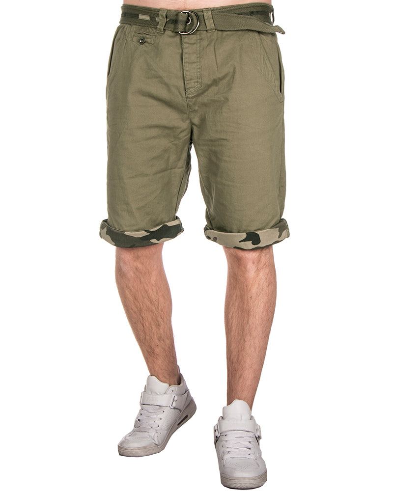 MZ72 Brand Flax shortsit - Vihreä