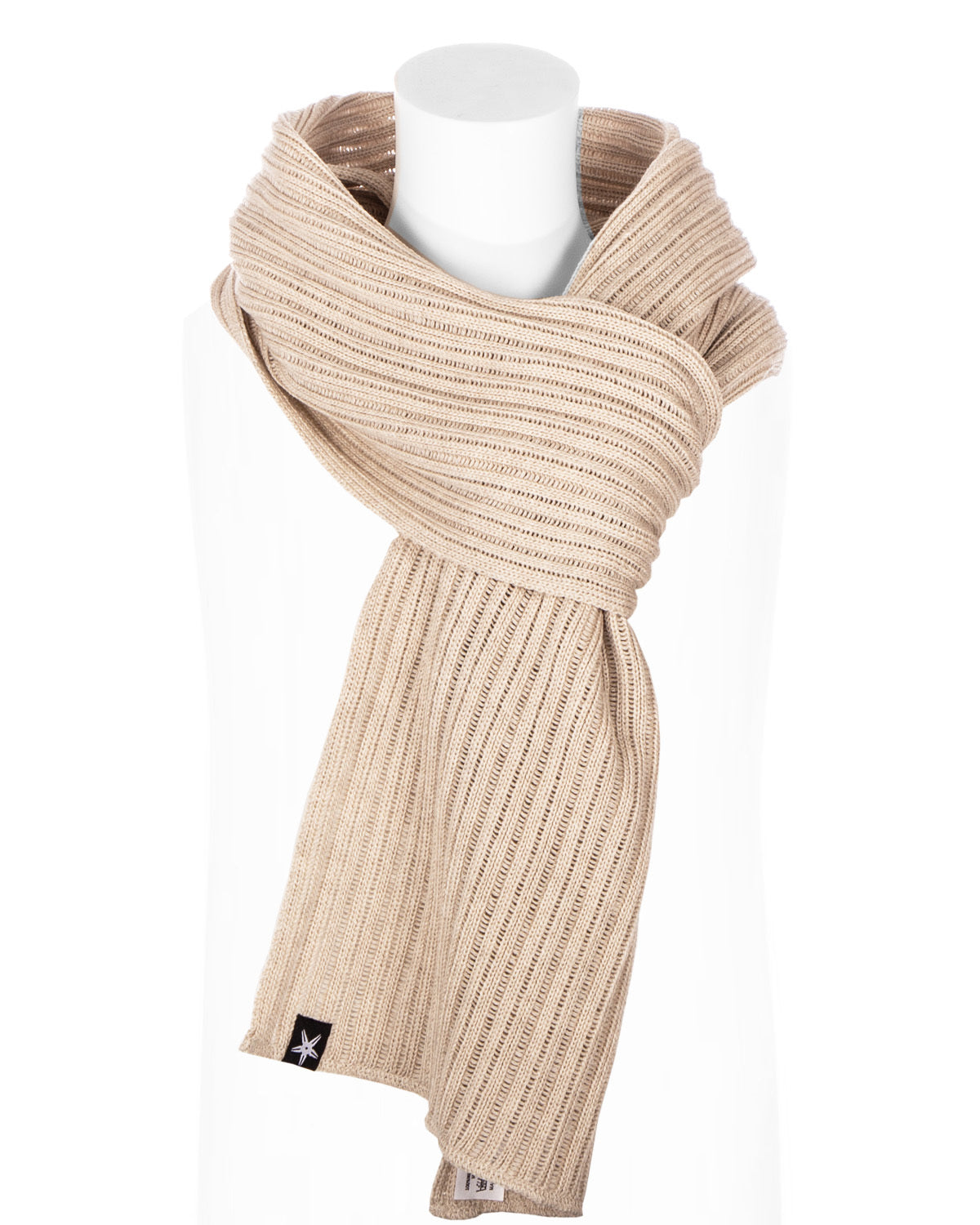 Disturb Clothing Merinovilla huivi - Beige Default Title