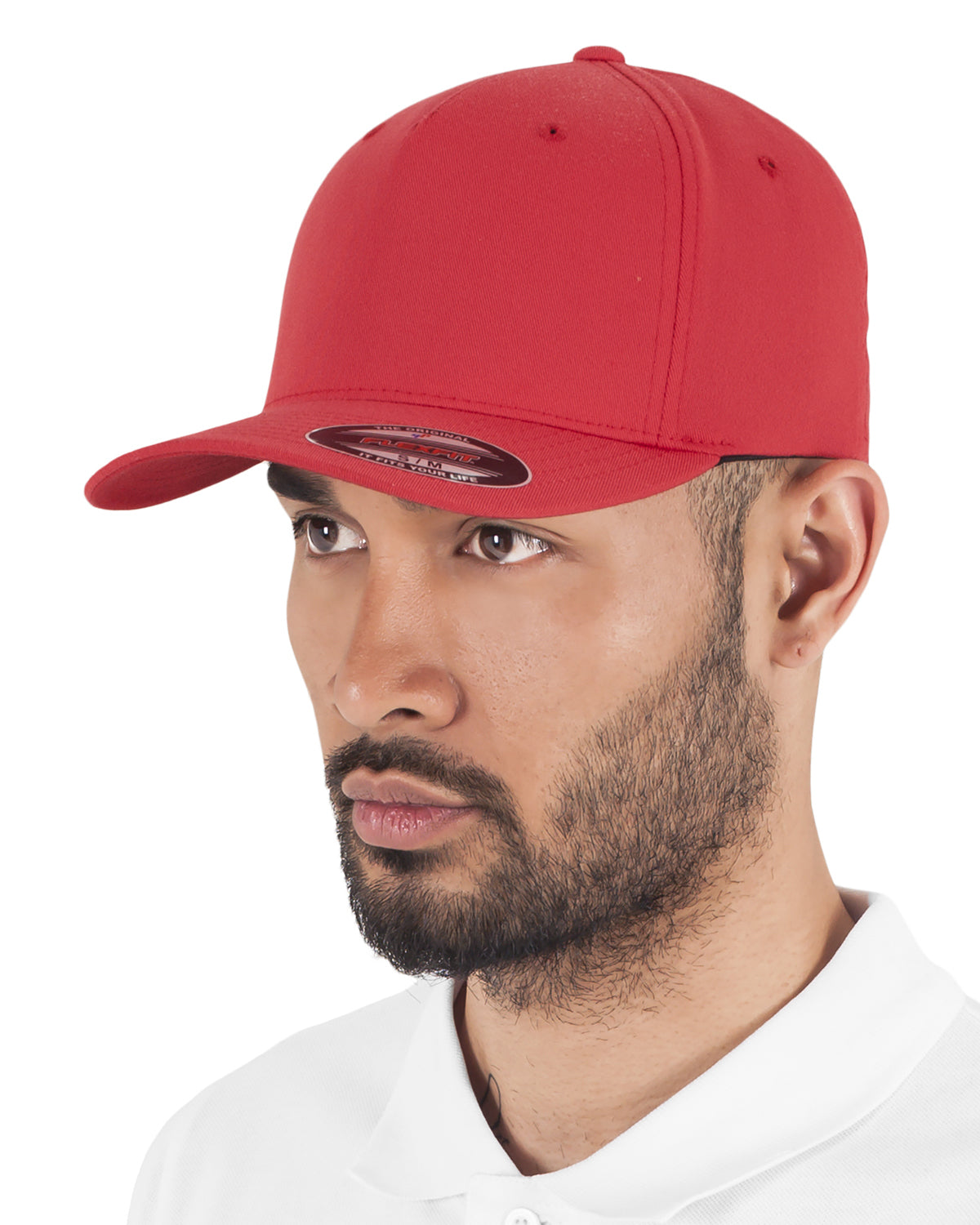 FLEXFIT Flexfit 5 panel lippis - Punainen