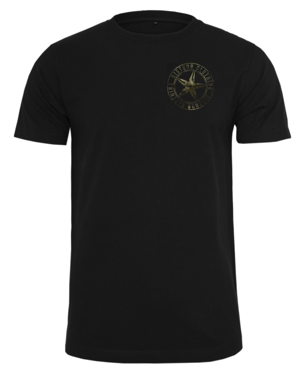 Disturb Clothing Camo star chest t-paita - Musta 5XL