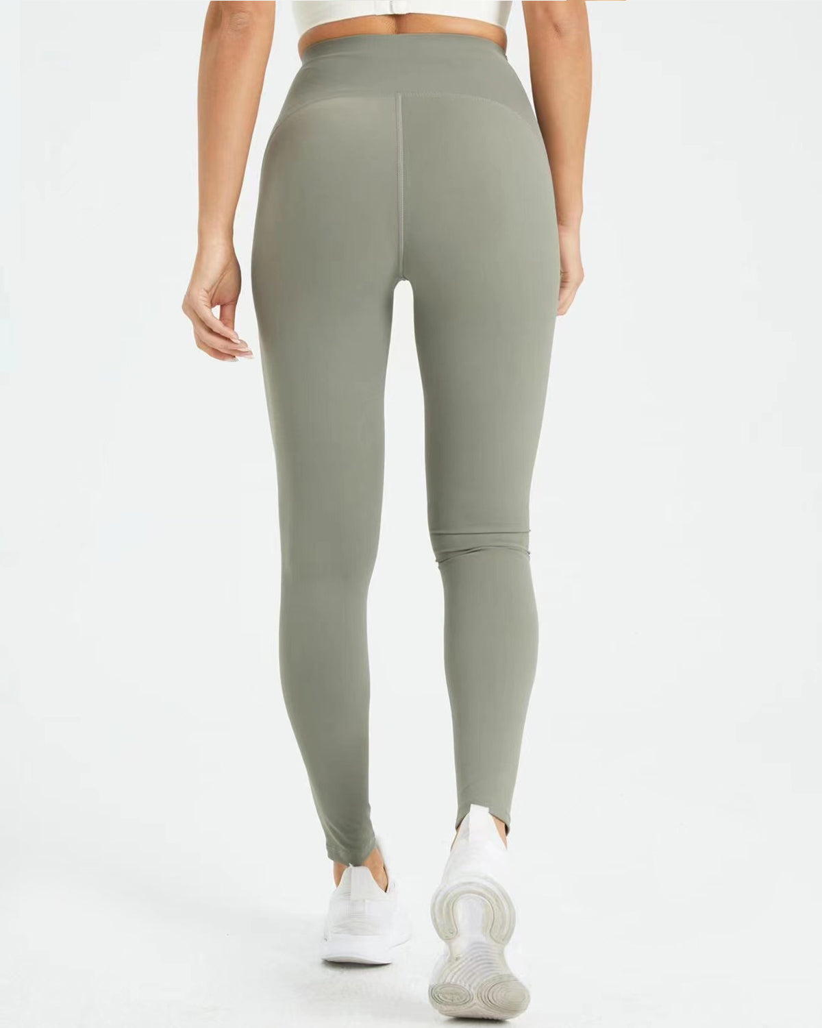 Megusto Zara korkeavyötäröiset leggingsit - Vihreä