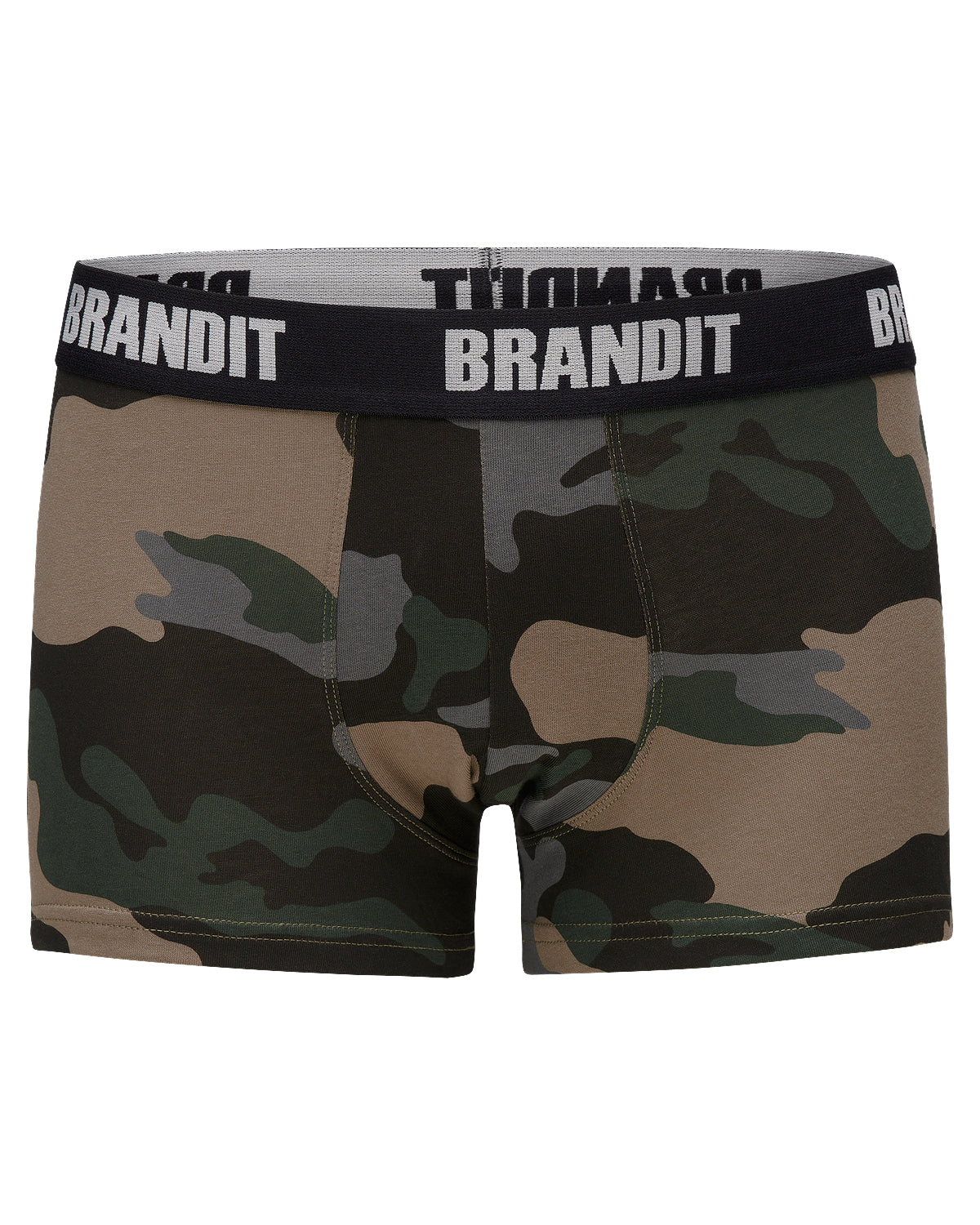 Brandit Brandit logo bokserit 2-pack - Camo & Musta