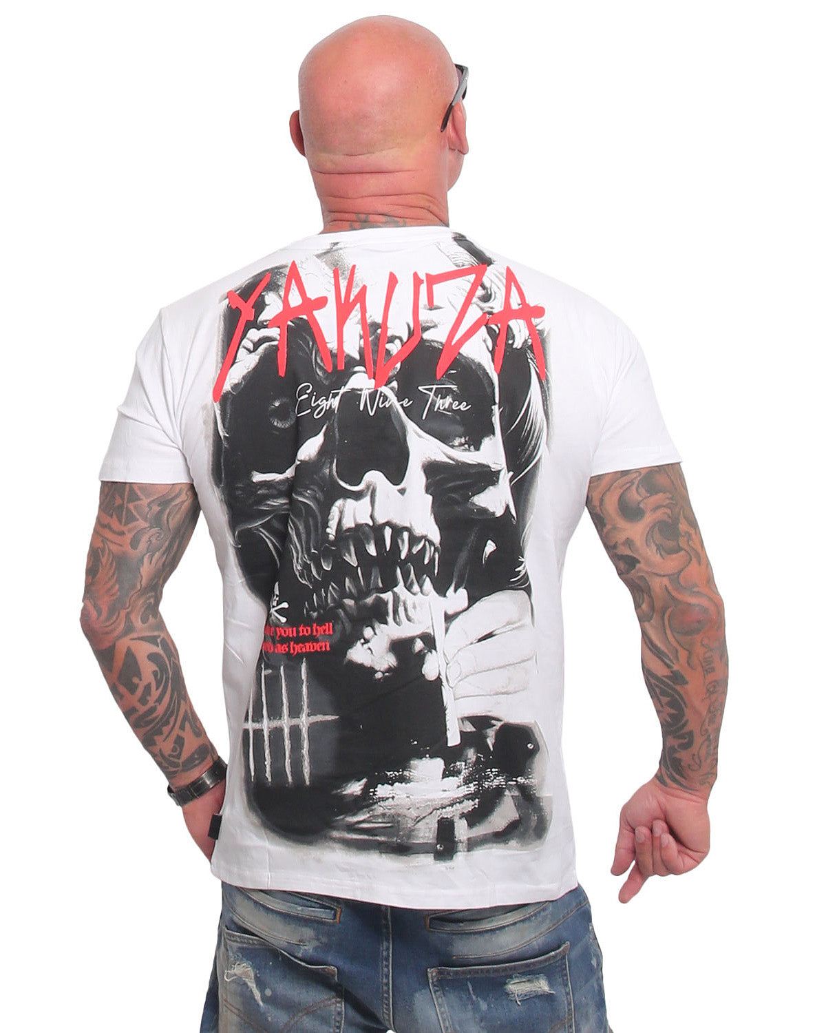 Yakuza Ink Disguised t-paita - Valkoinen