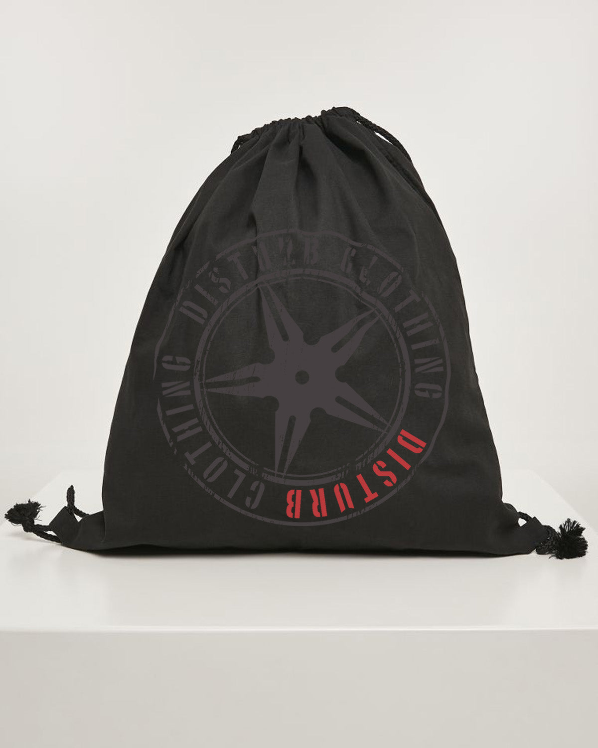 Disturb Clothing Disturb Star gymsack - Musta