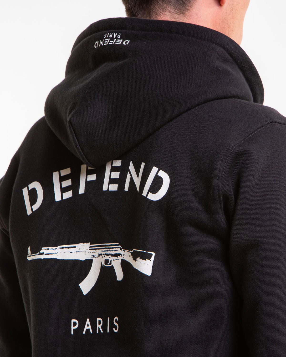 Defend Paris vetoketjuhuppari - Musta