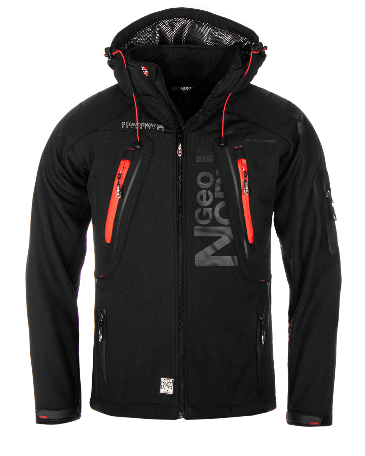 Geographical Norway Techno softshelltakki - Musta