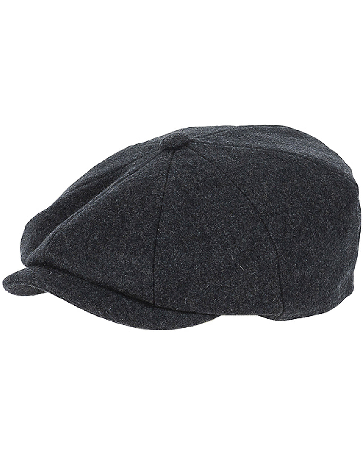 Salon Newsboy wool blend flat cap - Tummanharmaa 62