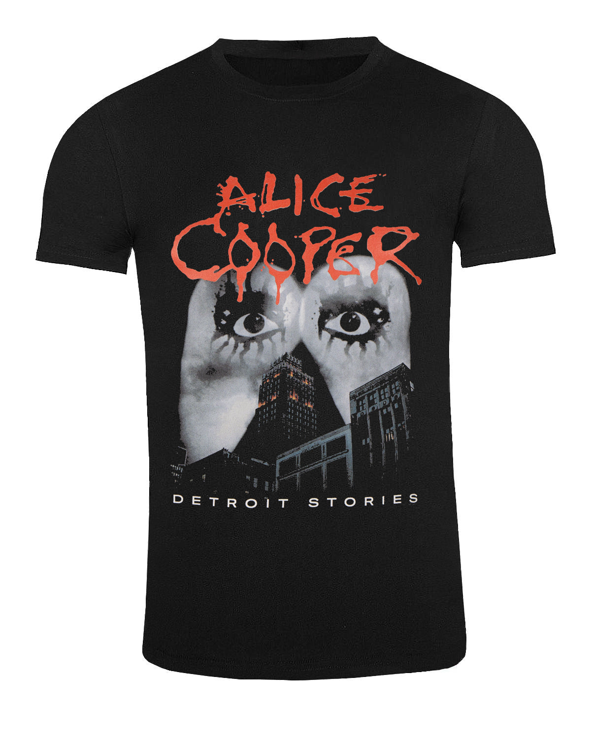 Urban Classics Alice Cooper Detroit stories t-paita - Musta