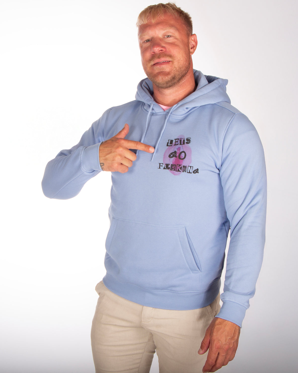 Disturb Clothing Höpö v#tun Masa Huppari - Sininen