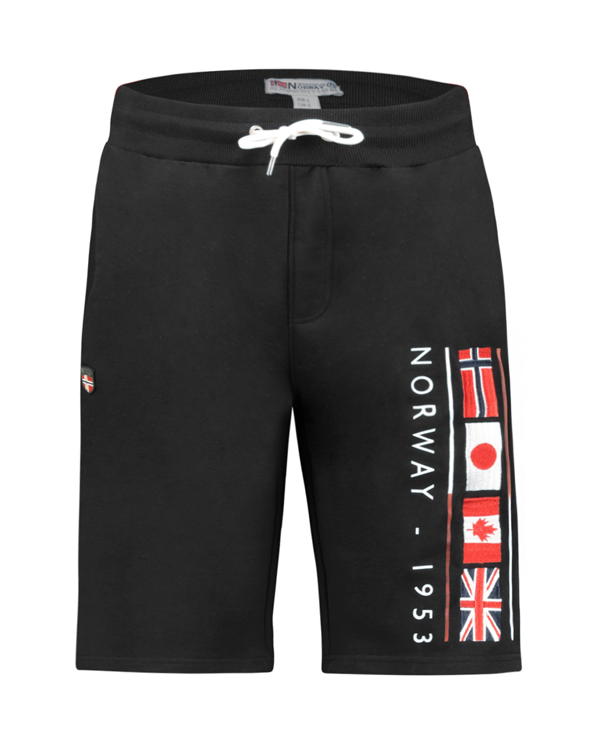 Geographical Norway Paurant collegeshortsit - Musta
