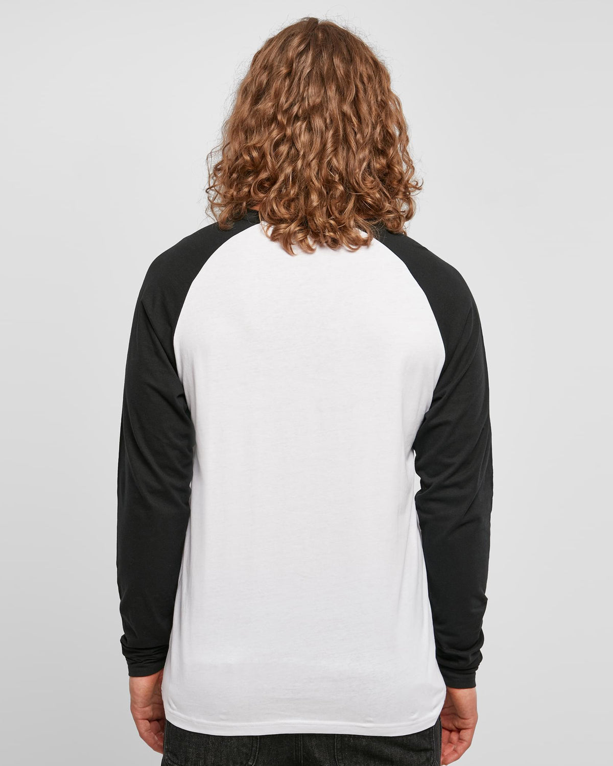 Disturb Clothing Black star chest raglan pitkähihainen - Valkoinen/Musta