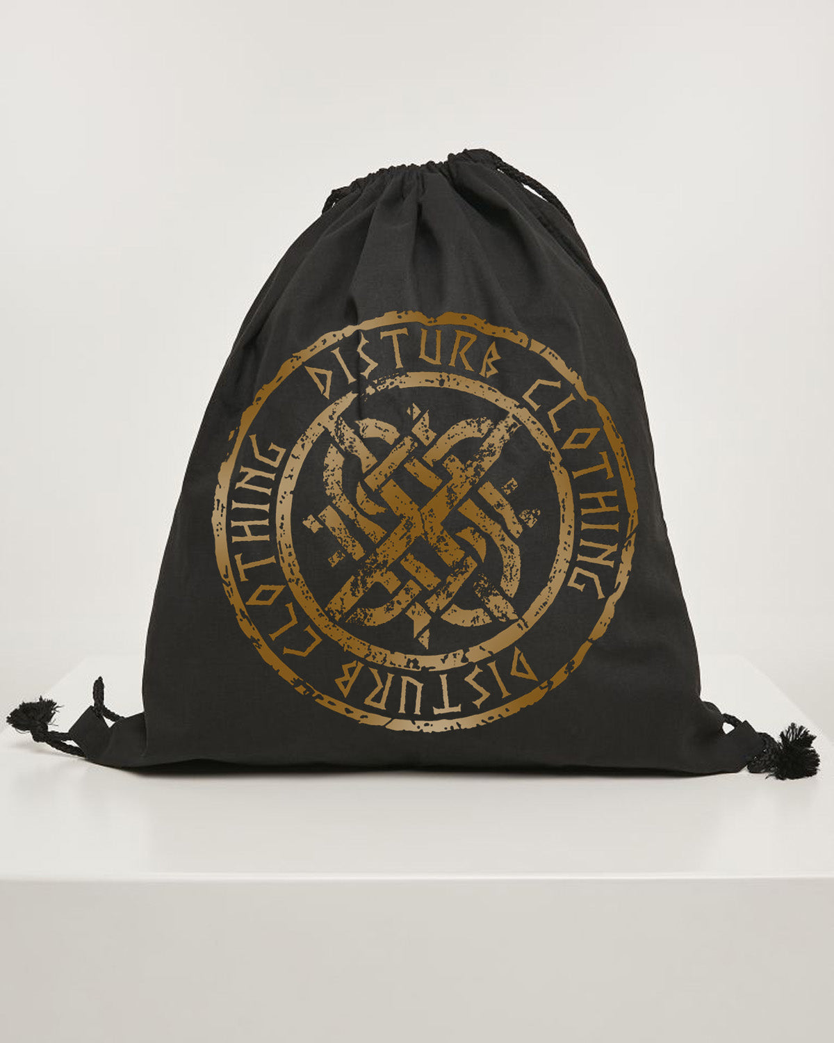 Disturb Clothing Disturb Viking gymsack - Musta